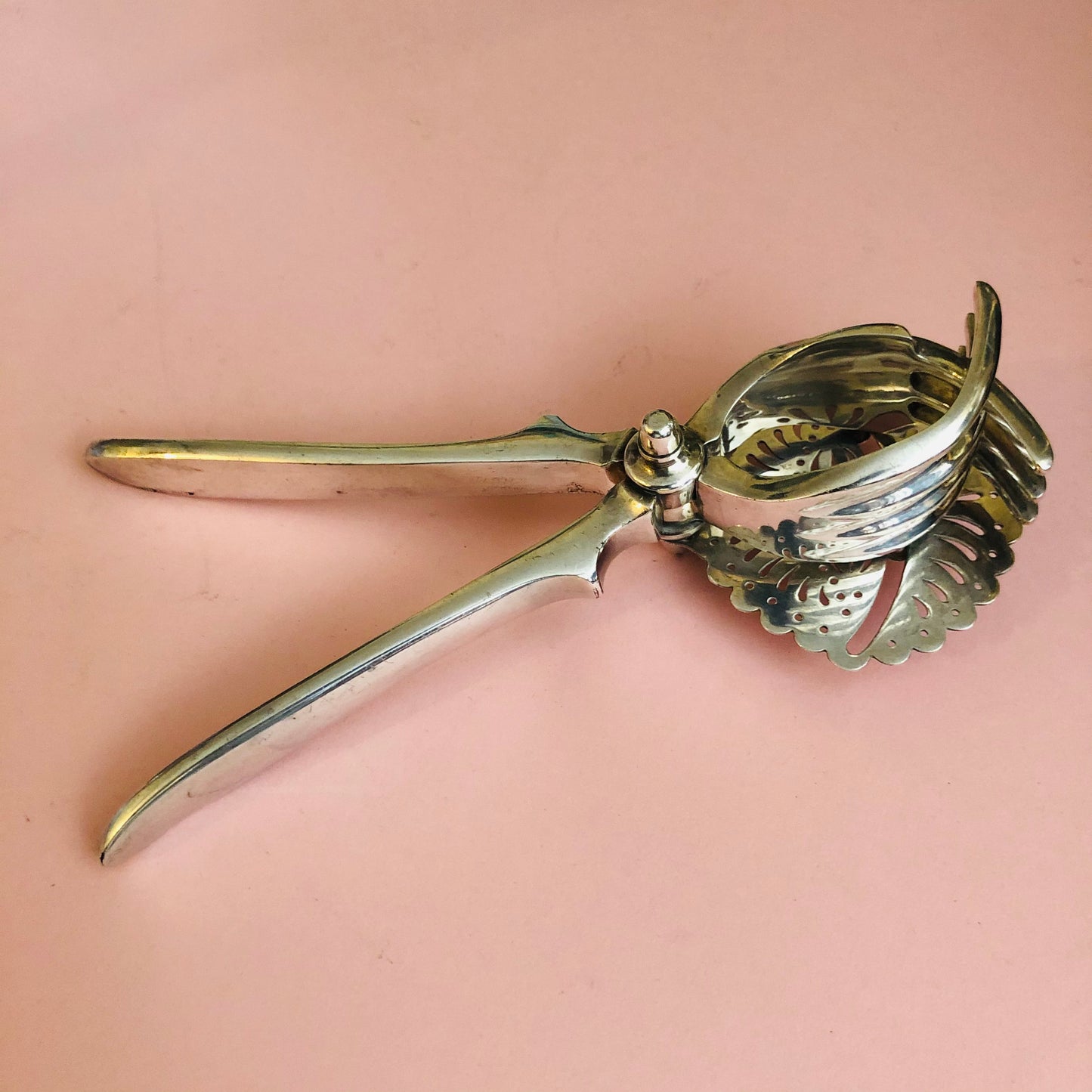 Antique Silver Lemon Juicer | Rare Stylish Lemon Squeezer William Hutton & Sons