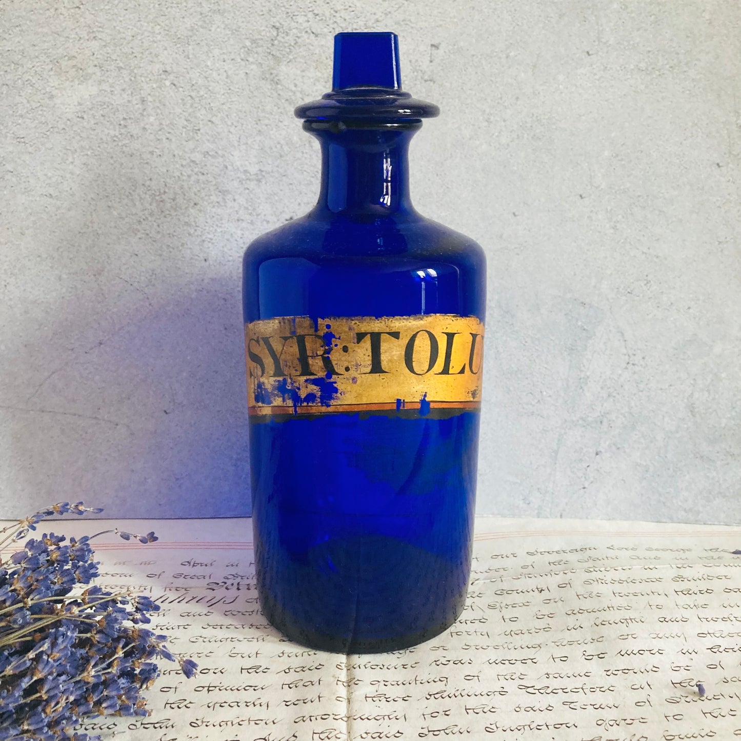 Victorian Bristol Blue Apothecary Pharmacy Medicine Bottles