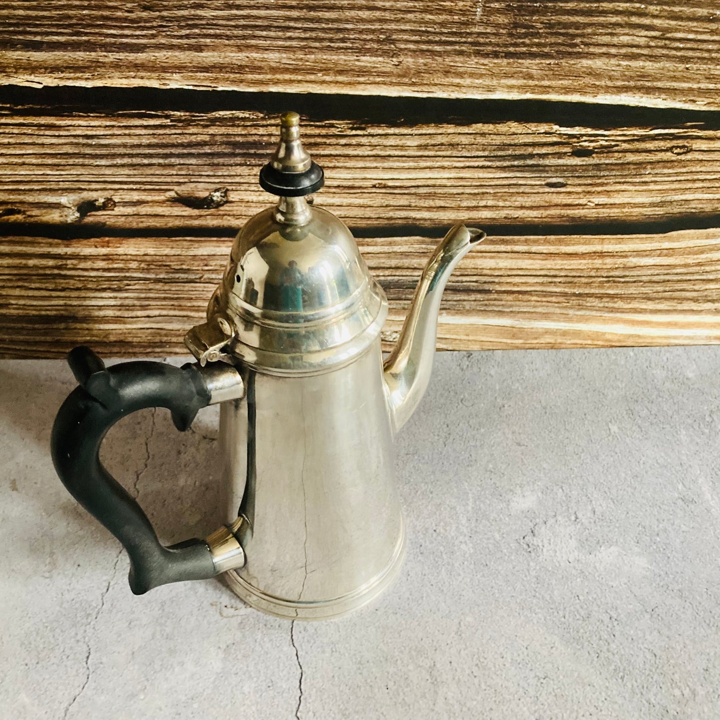 The Punk Sophie - Victorian Silver Plate Cafe Au Lait Coffee Pot