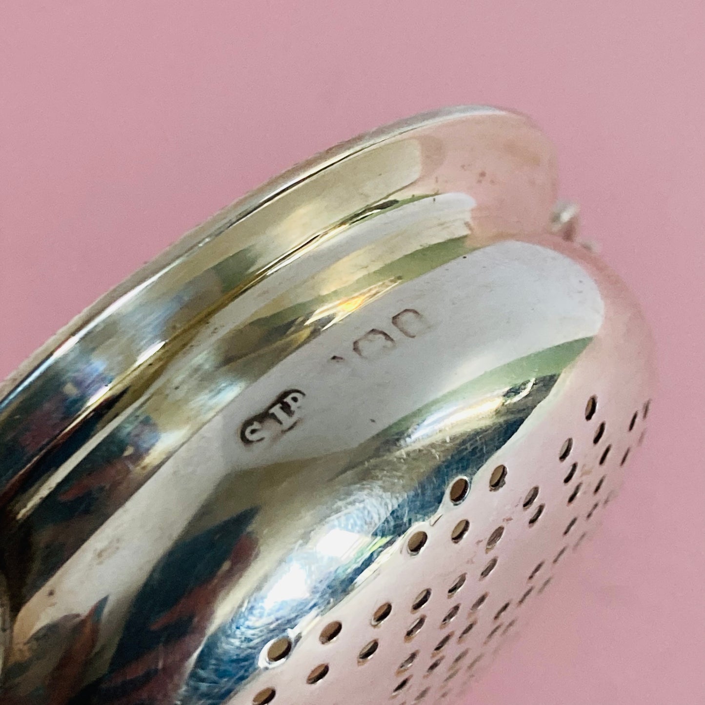 Sterling Silver Tea Strainer | William Suckling Birmingham 1930