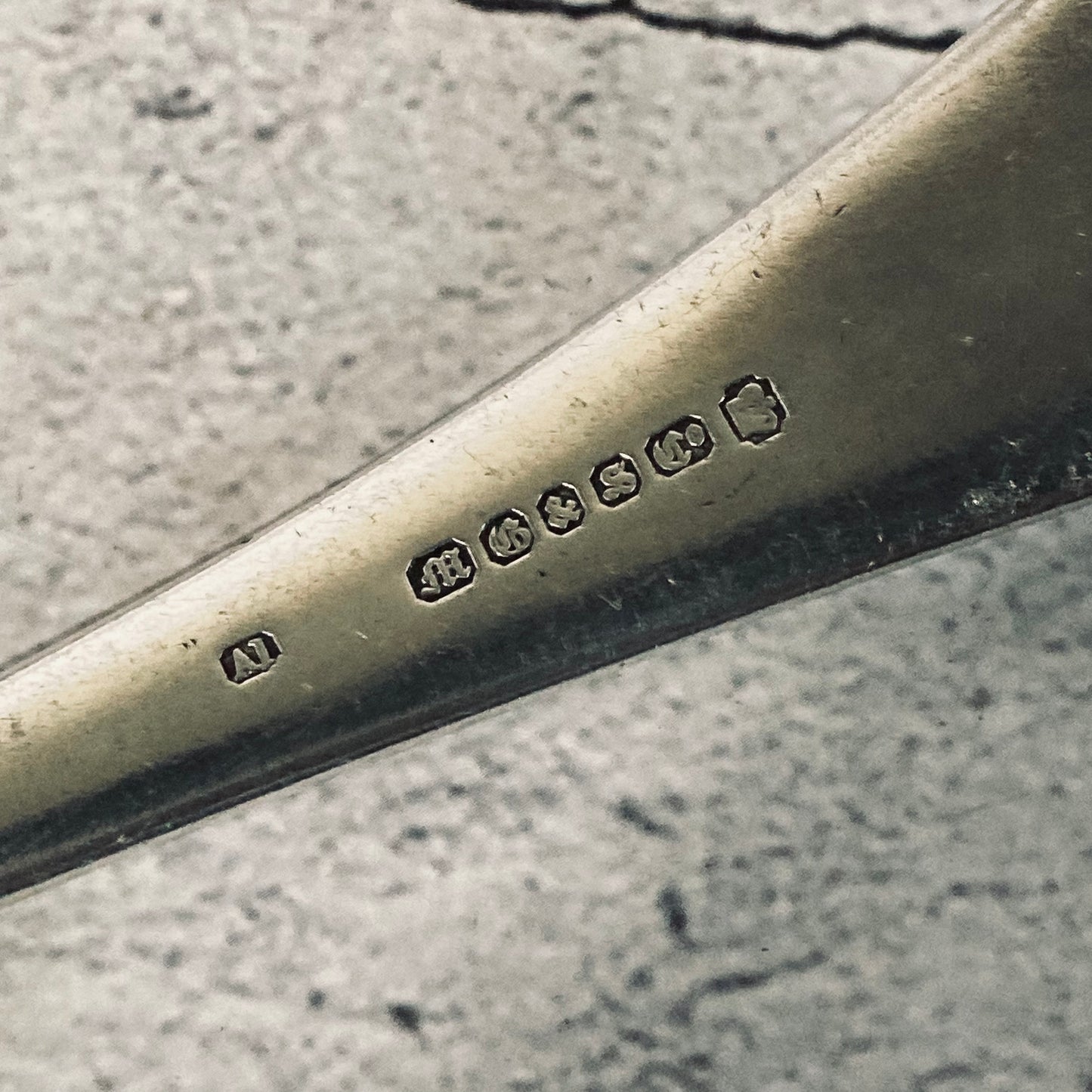 Antique Silver Long Soup Ladle