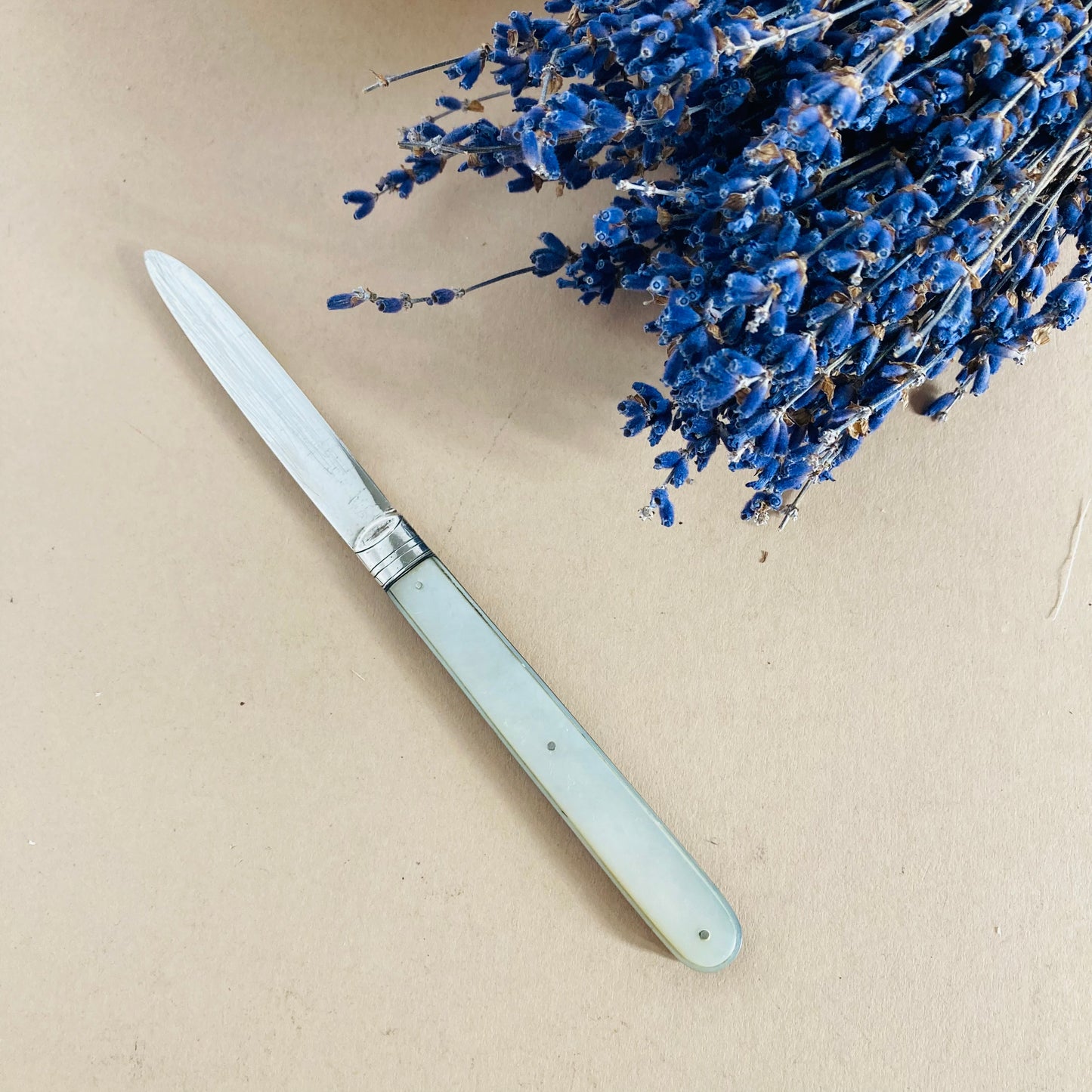 Antique Silver & Mother Of Pearl Multi Fruit Knife 1869