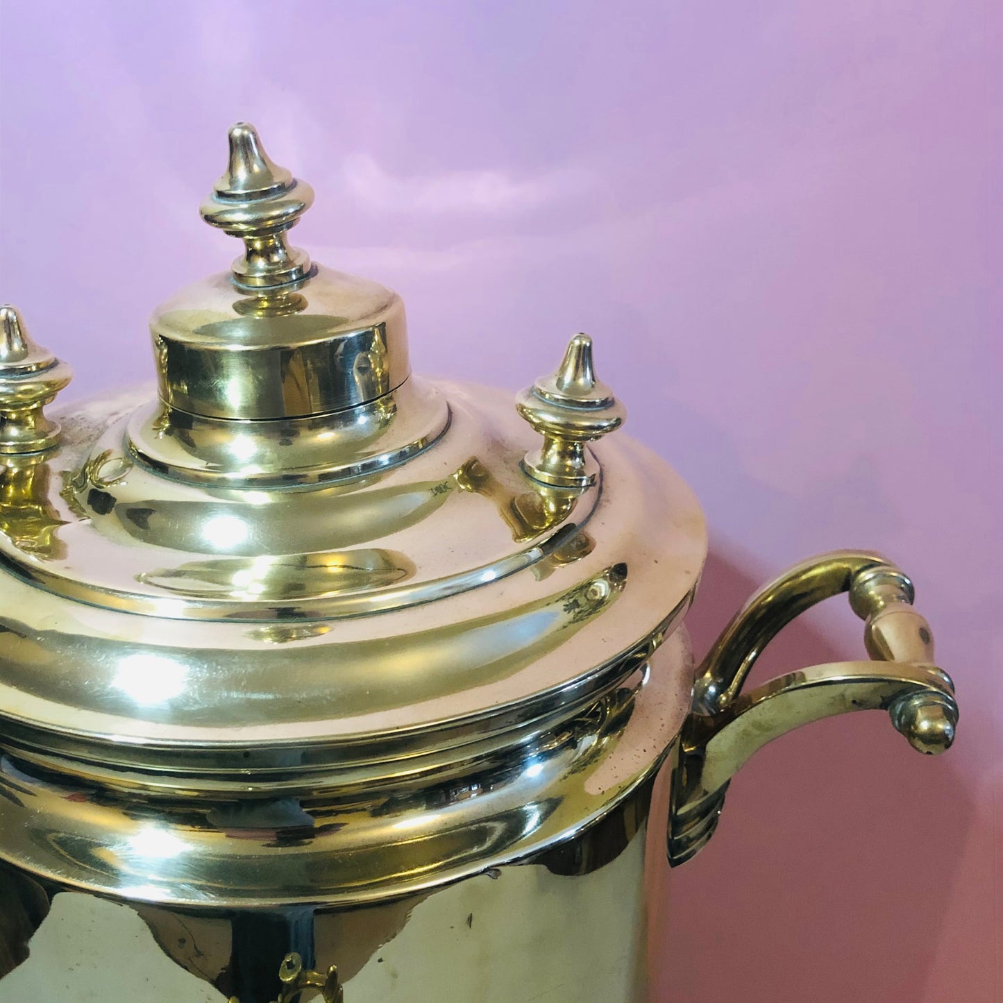 Earl Madison - Large Antique Brass Samovar