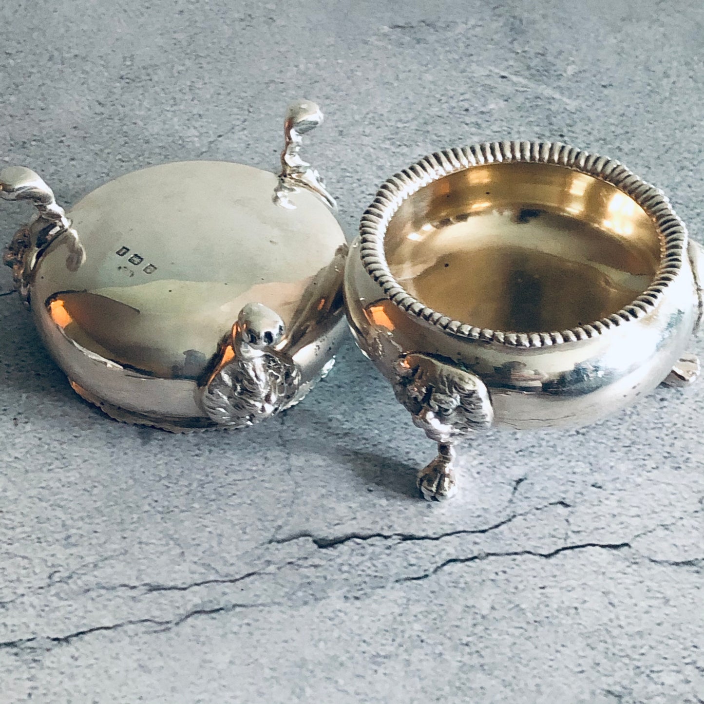 Master Brian - Large Antique Silver Saltcellar