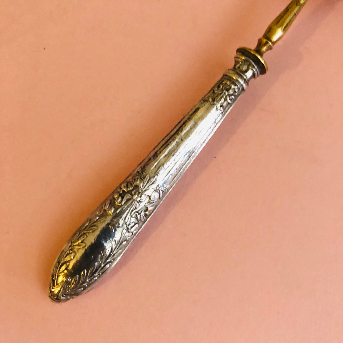 The Headhunter Tara - French Antique Silver Dessert Spoon