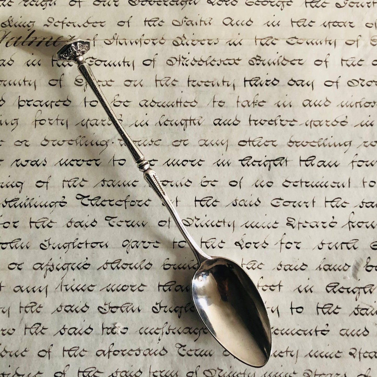 Georgian Silver Seal Spoon