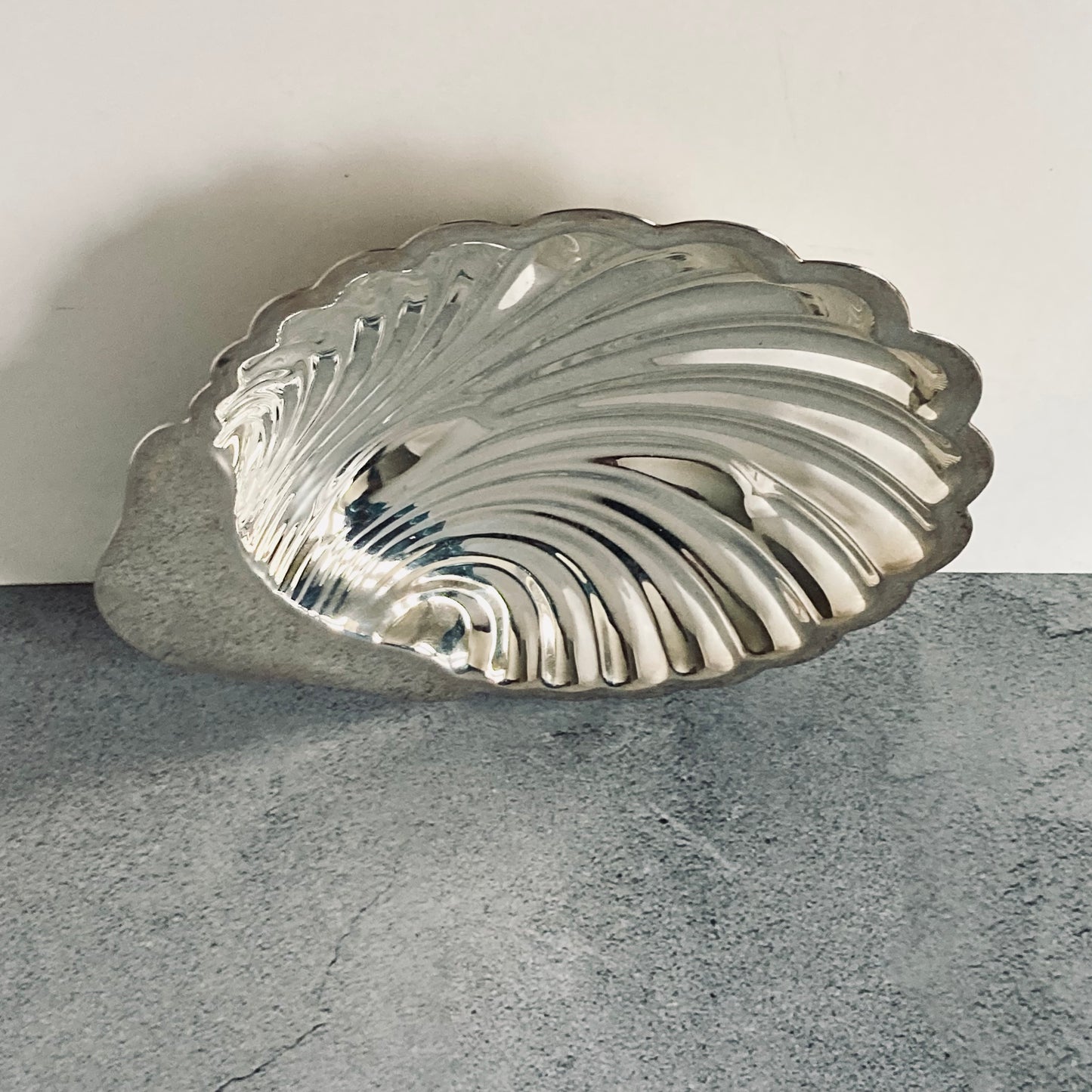 Large Vintage Shell Shape Dish by Christofle