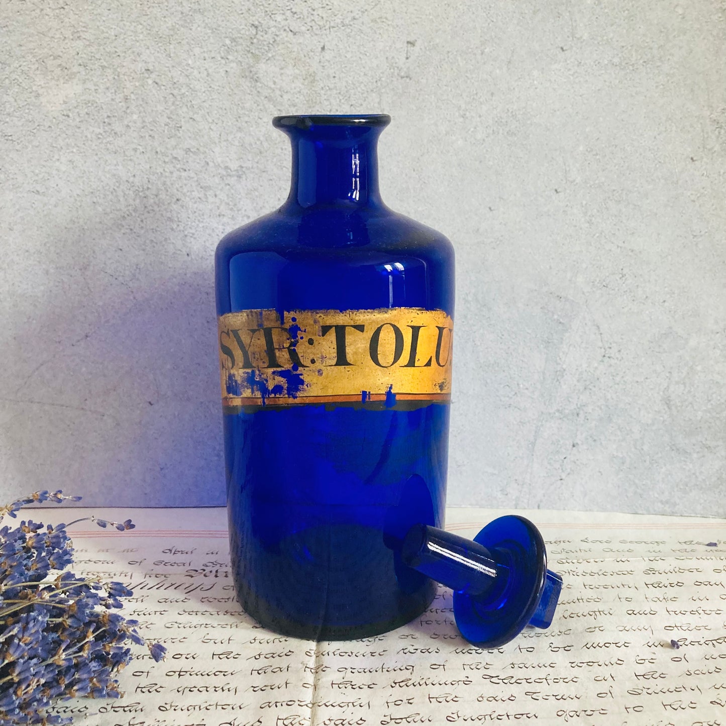 Victorian Bristol Blue Apothecary Pharmacy Medicine Bottles