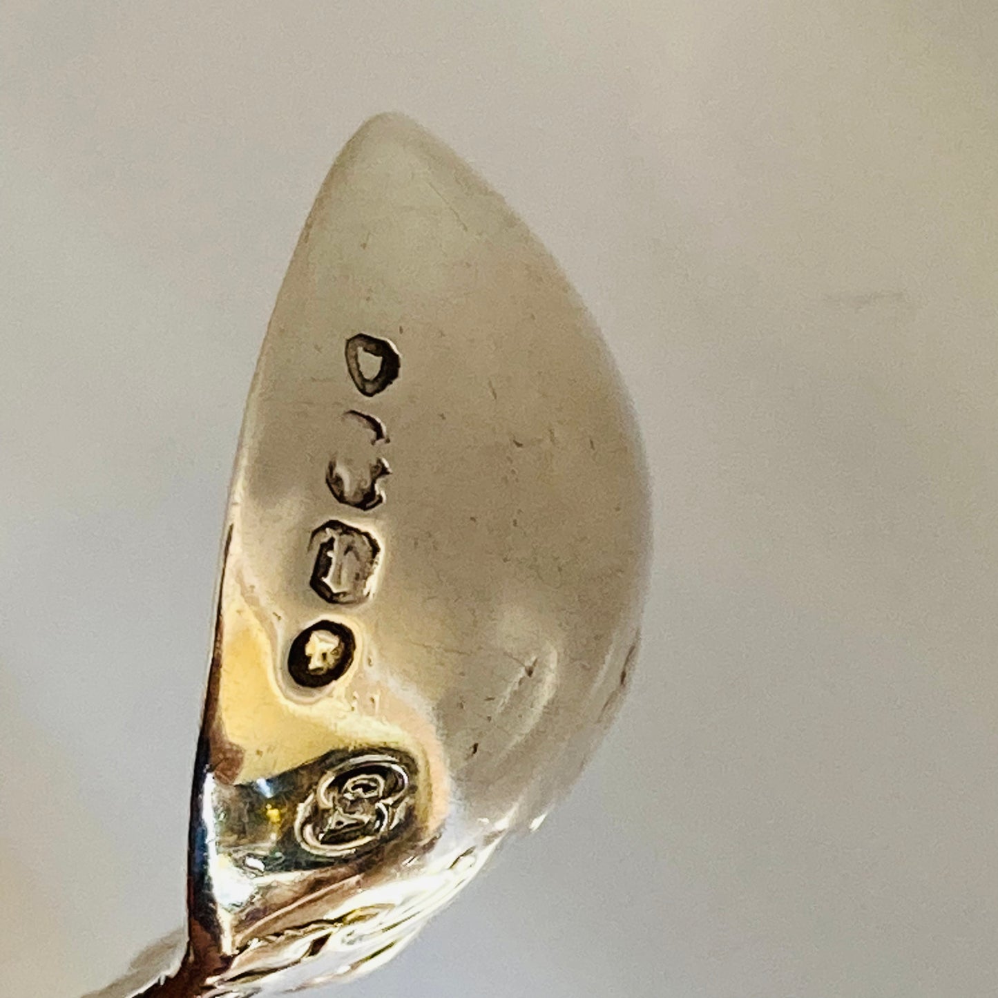 Antique Silver Mustard Spoon London 1857 