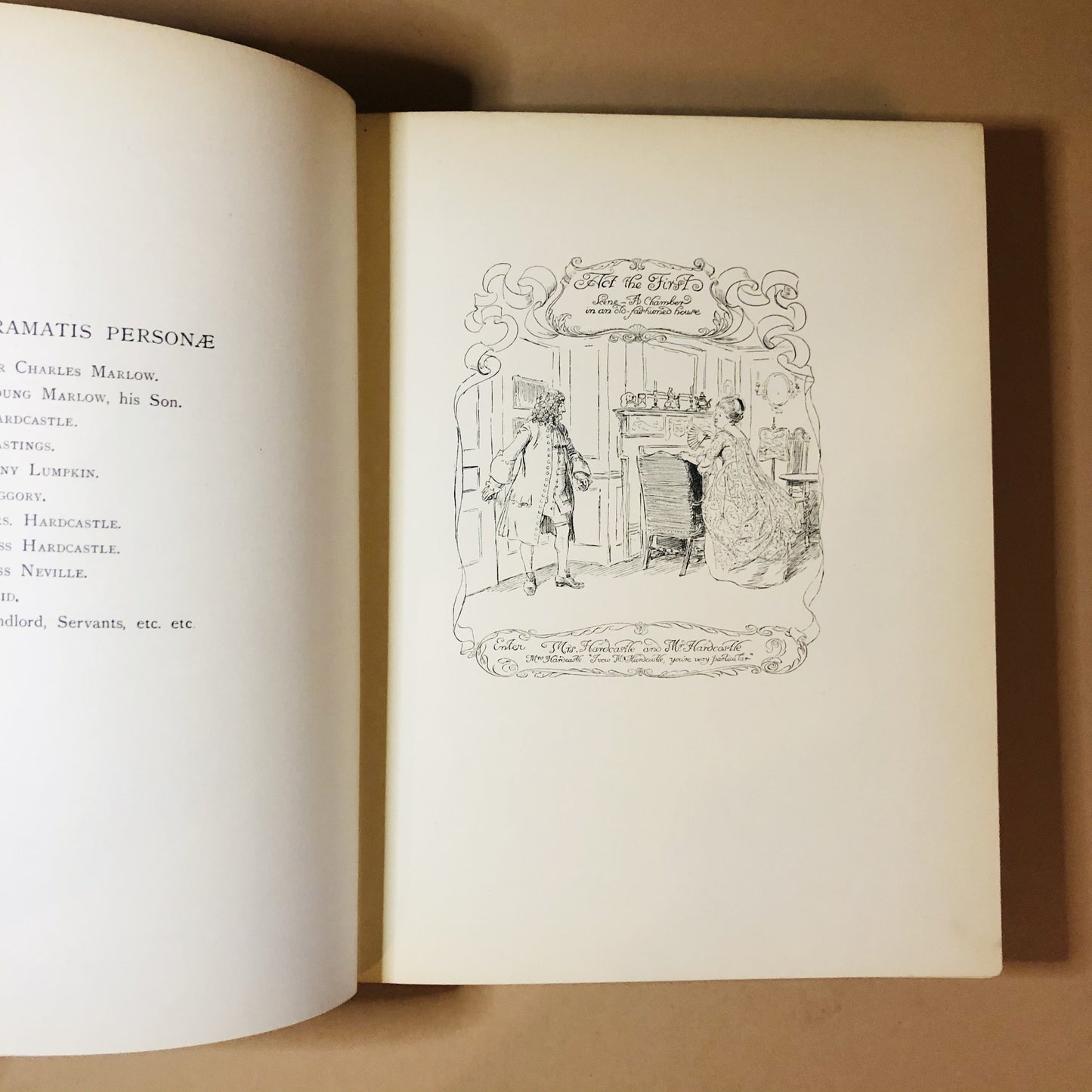 Rare English Classic Book. English literature | She Stoops To Conquer