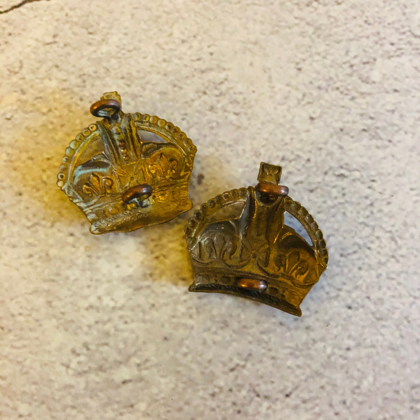 Vintage Crown Army Pips Rank Major