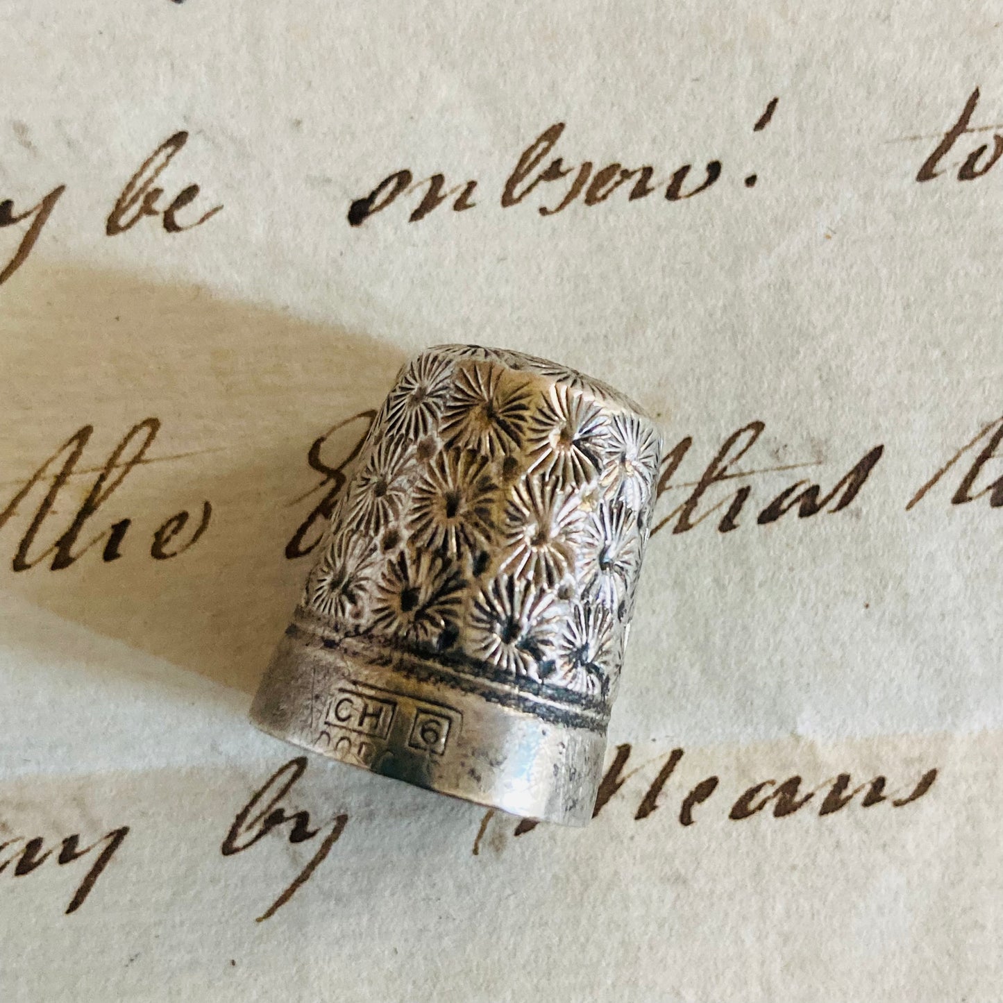 Silver Sewing Thimble Collectible Styles Charles Horner & Henry Griffith Sons