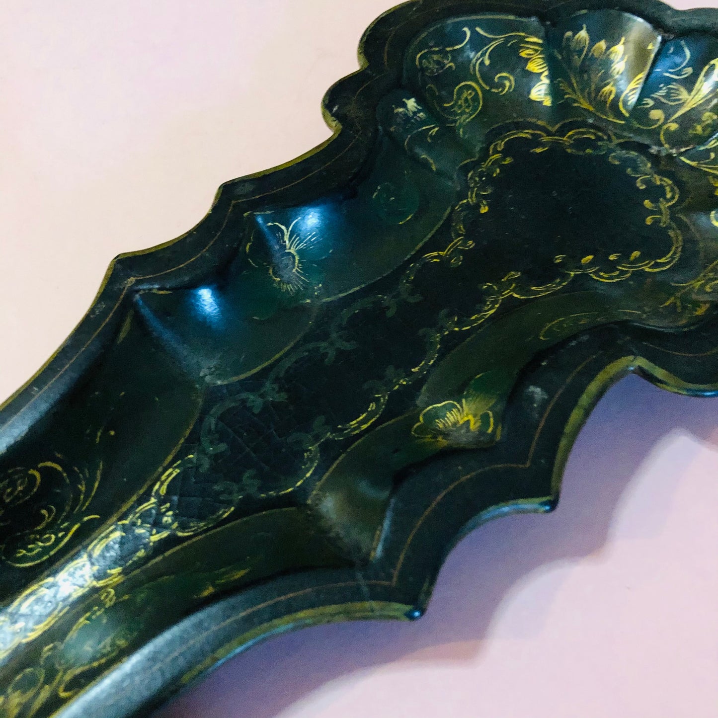 The Tattooist Frankie - English Regency Papier Mache Dish