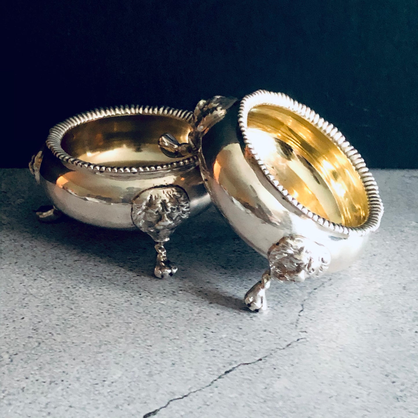 Master Brian - Large Antique Silver Saltcellar