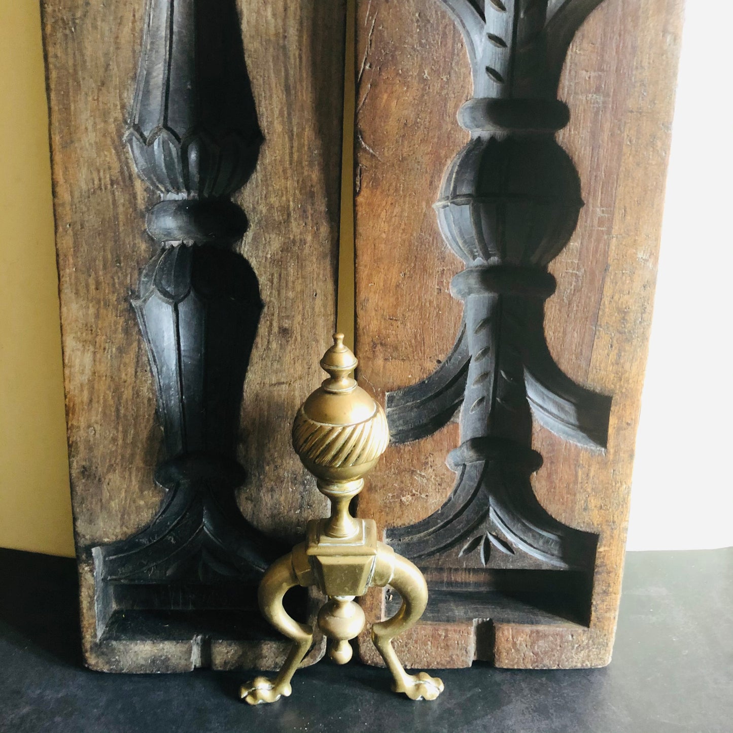 The Director William - Antique Hand Carved Wooden Cement Moulds