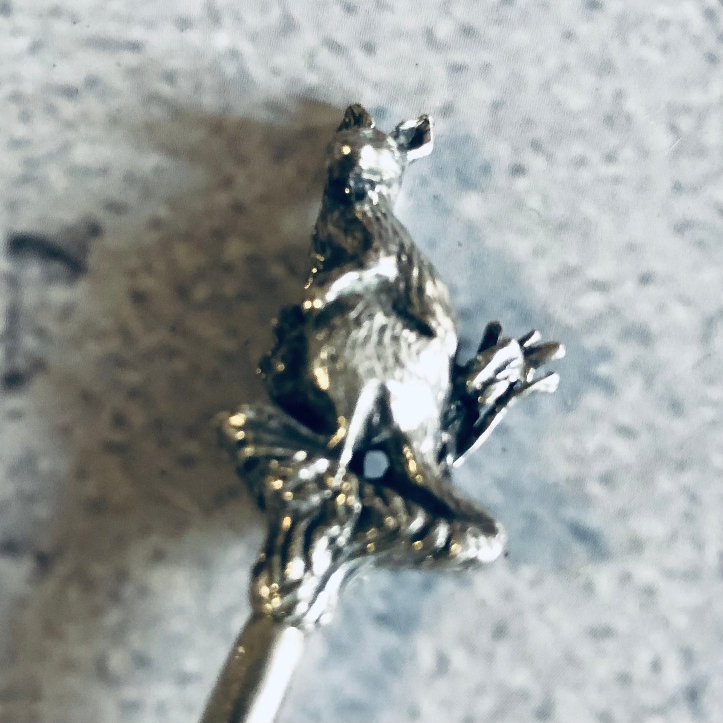 Dutch Silver Kangaroo Design Spoon