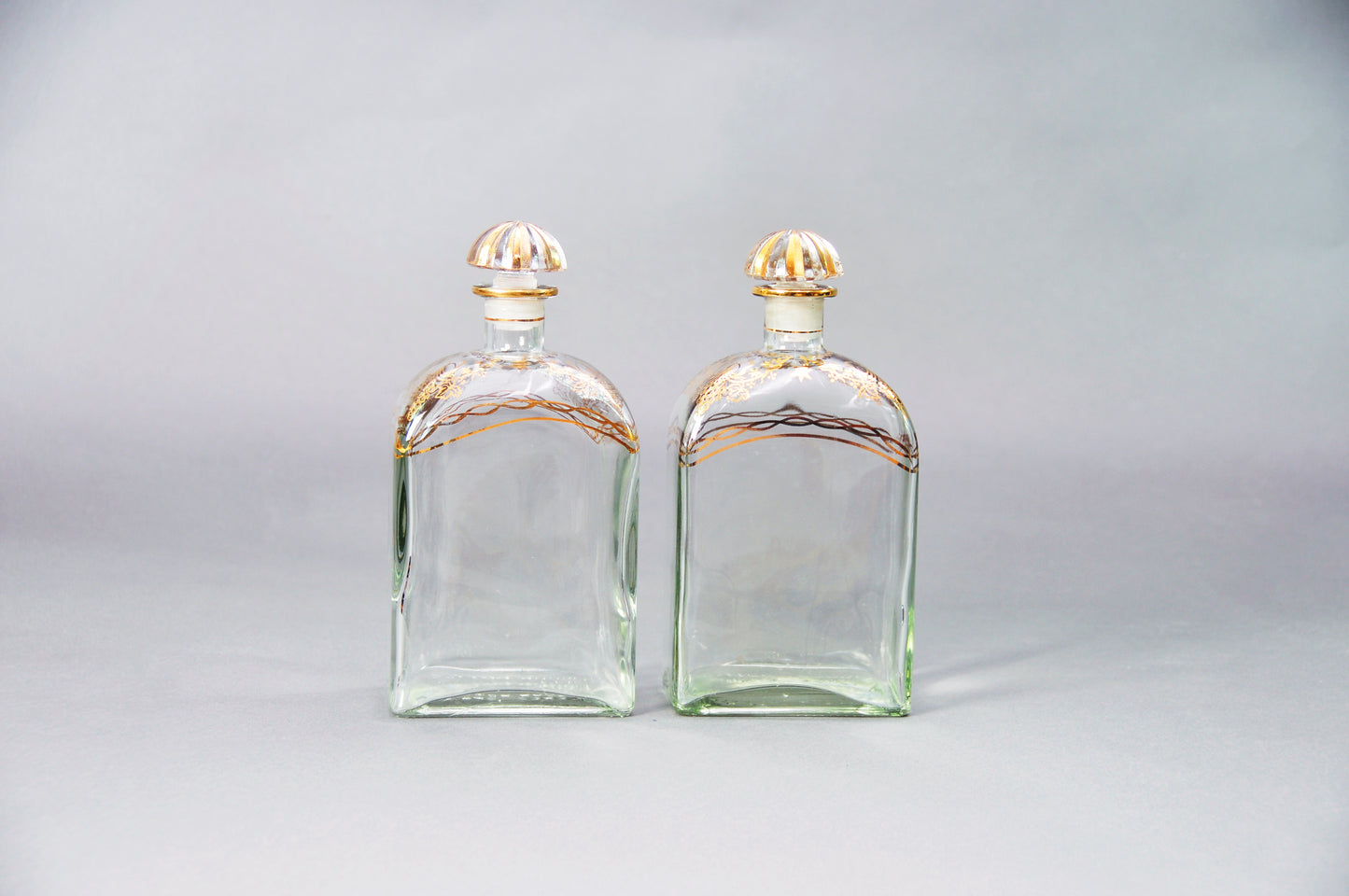 The Artist Nicholas - Pair of Vintage Spanish Liquor Bottles
