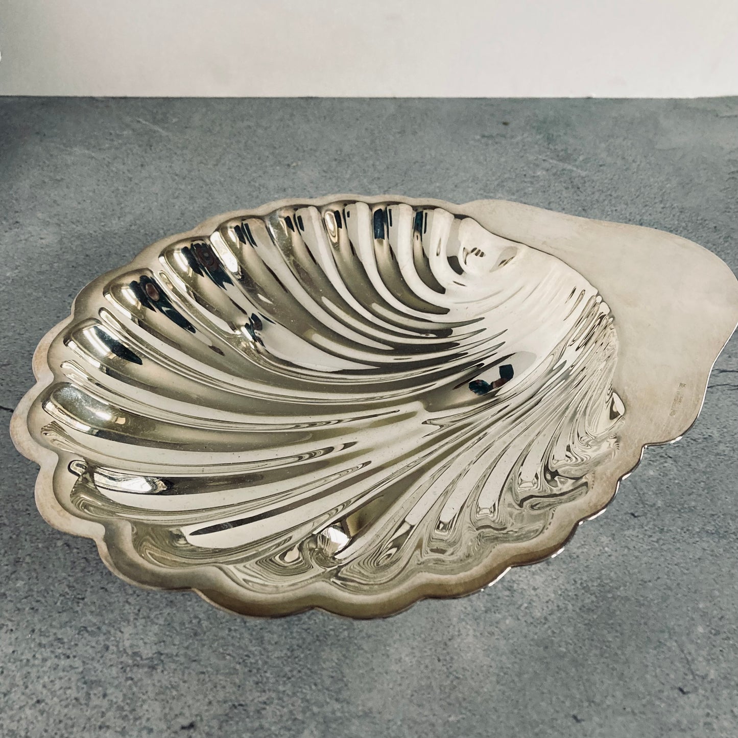 Large Vintage Shell Shape Dish by Christofle