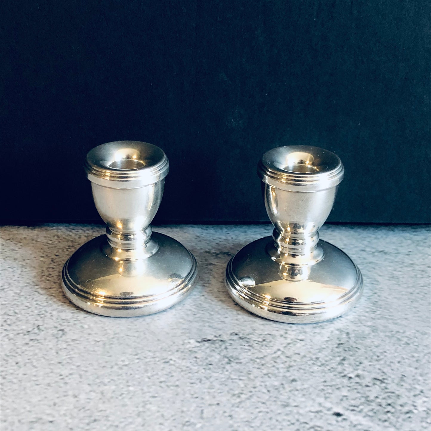 Vintage Small Silver Candlesticks | Birmingham 1992