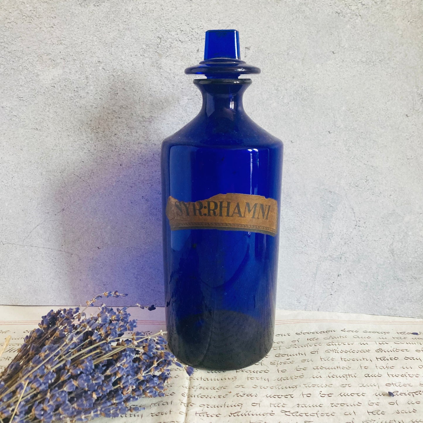 Victorian Bristol Blue Apothecary Pharmacy Medicine Bottles