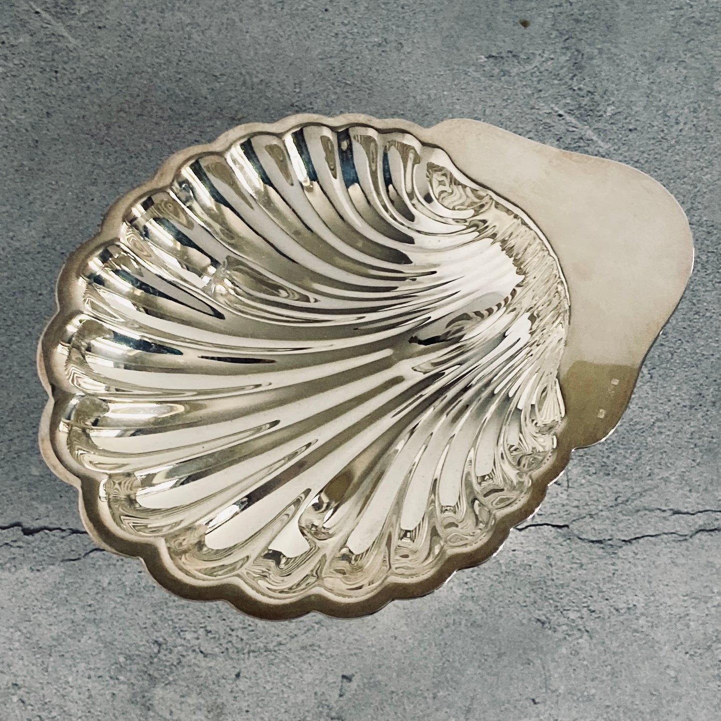 Large Vintage Shell Shape Dish by Christofle