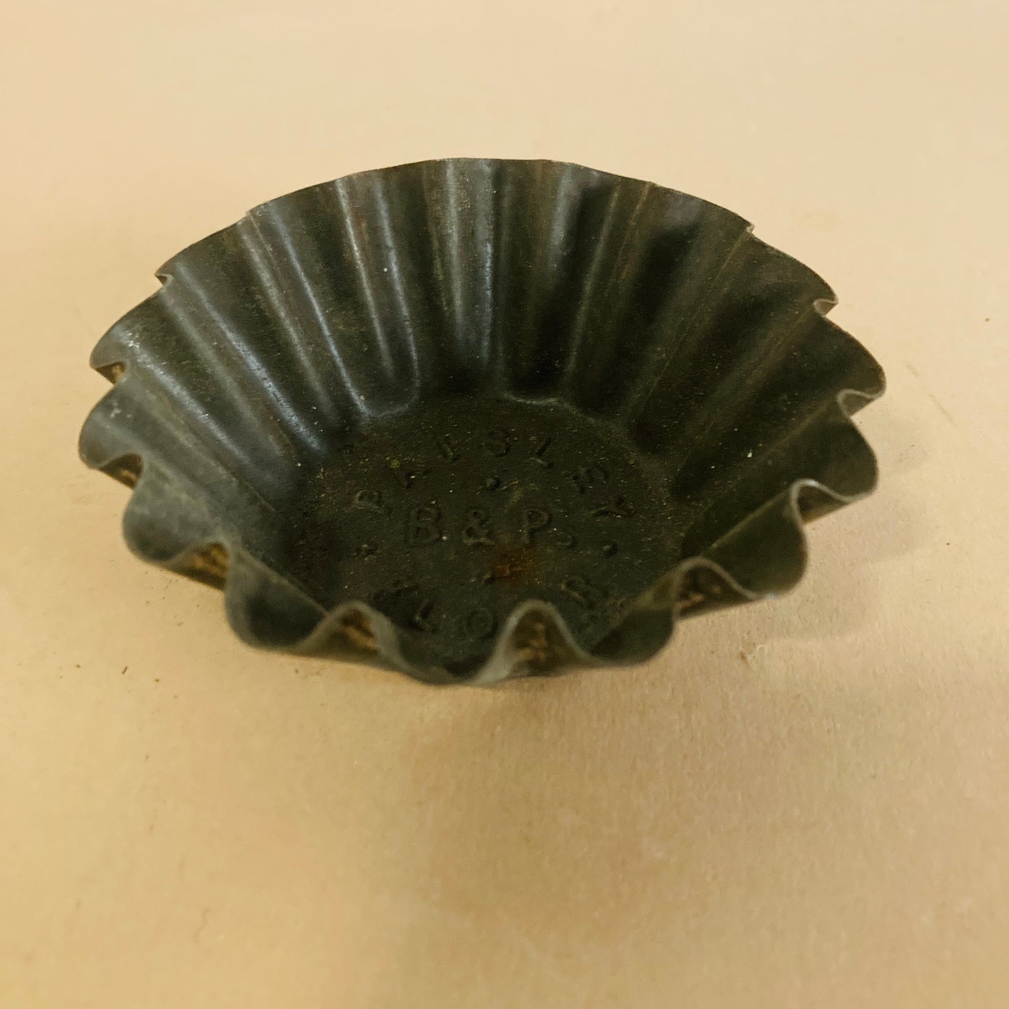 Antique Zinc Moulds Tarts French Pastry Tins