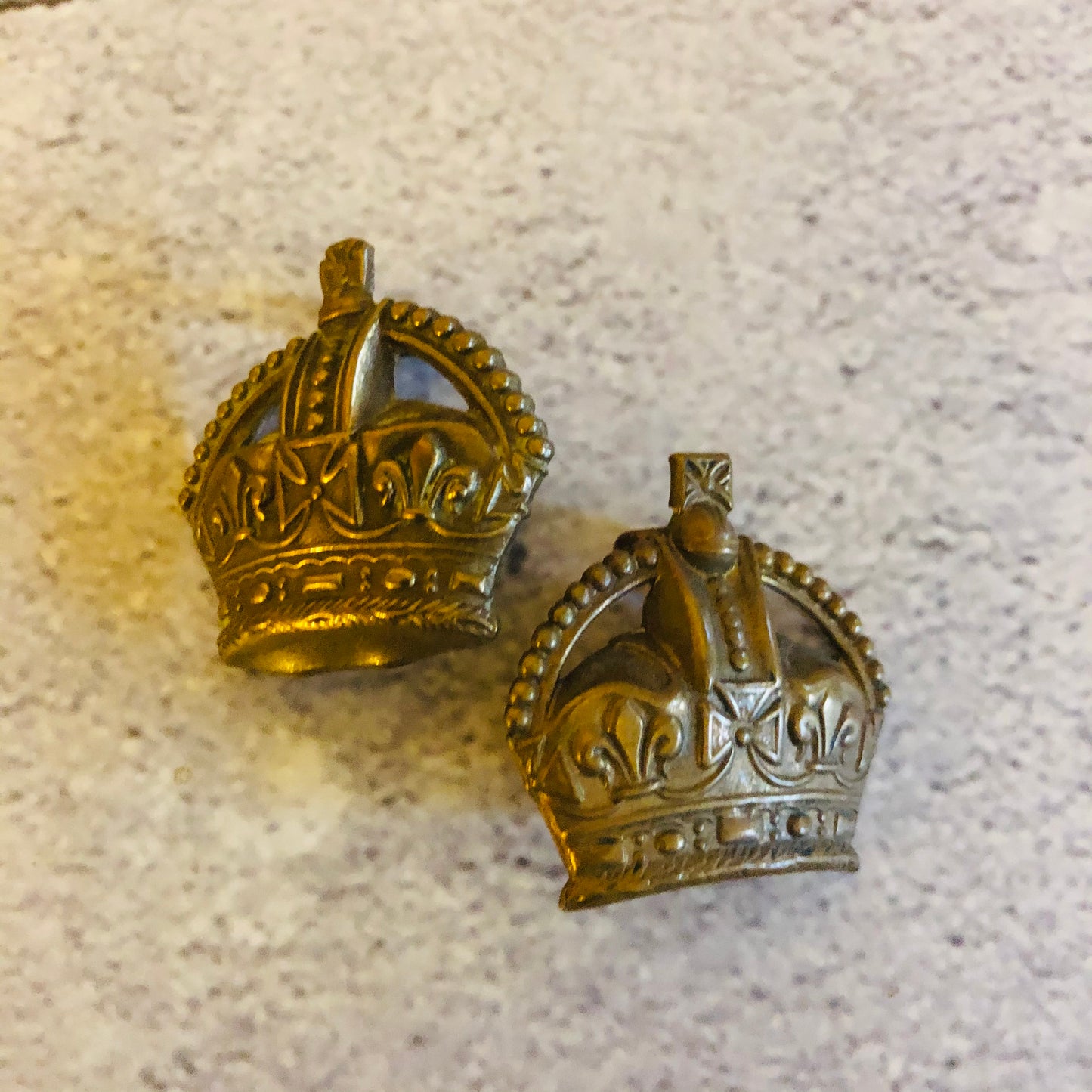 Vintage Crown Army Pips Rank Major