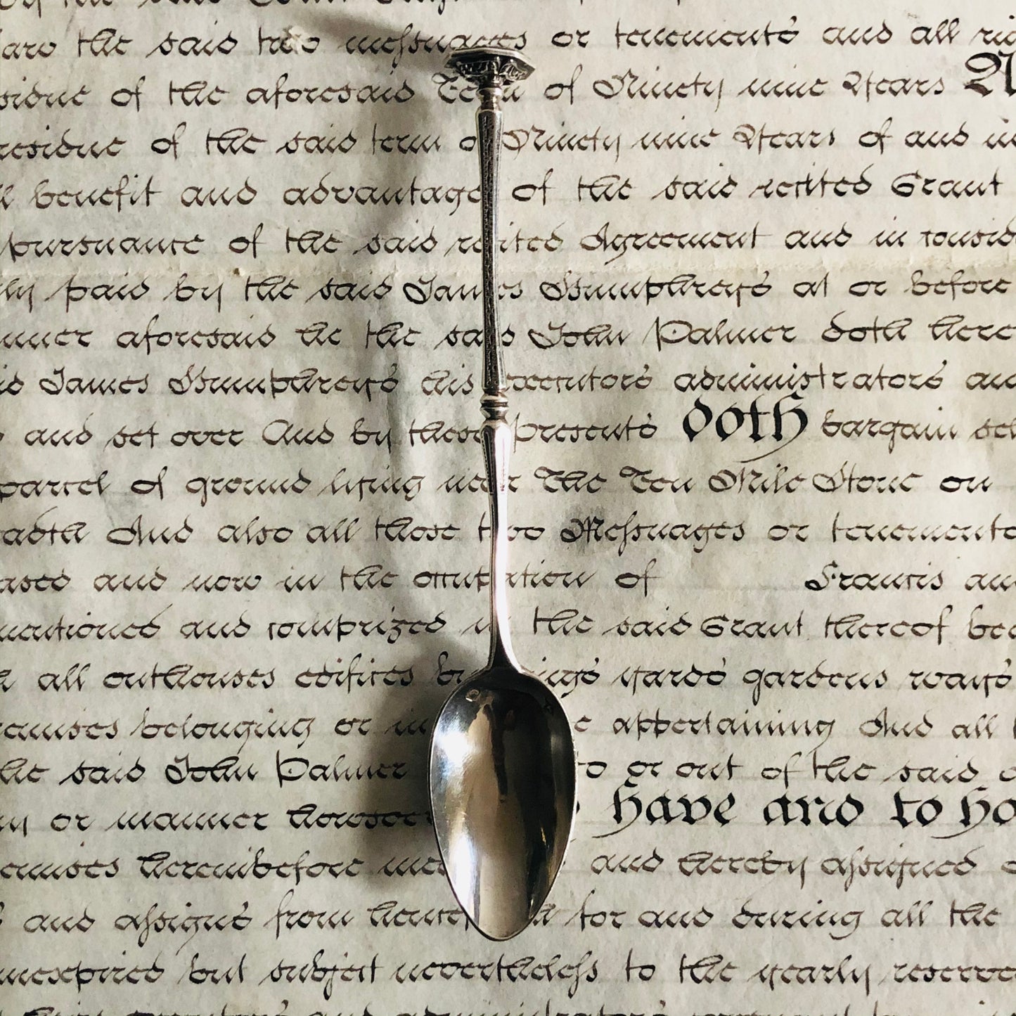 Georgian Silver Seal Spoon