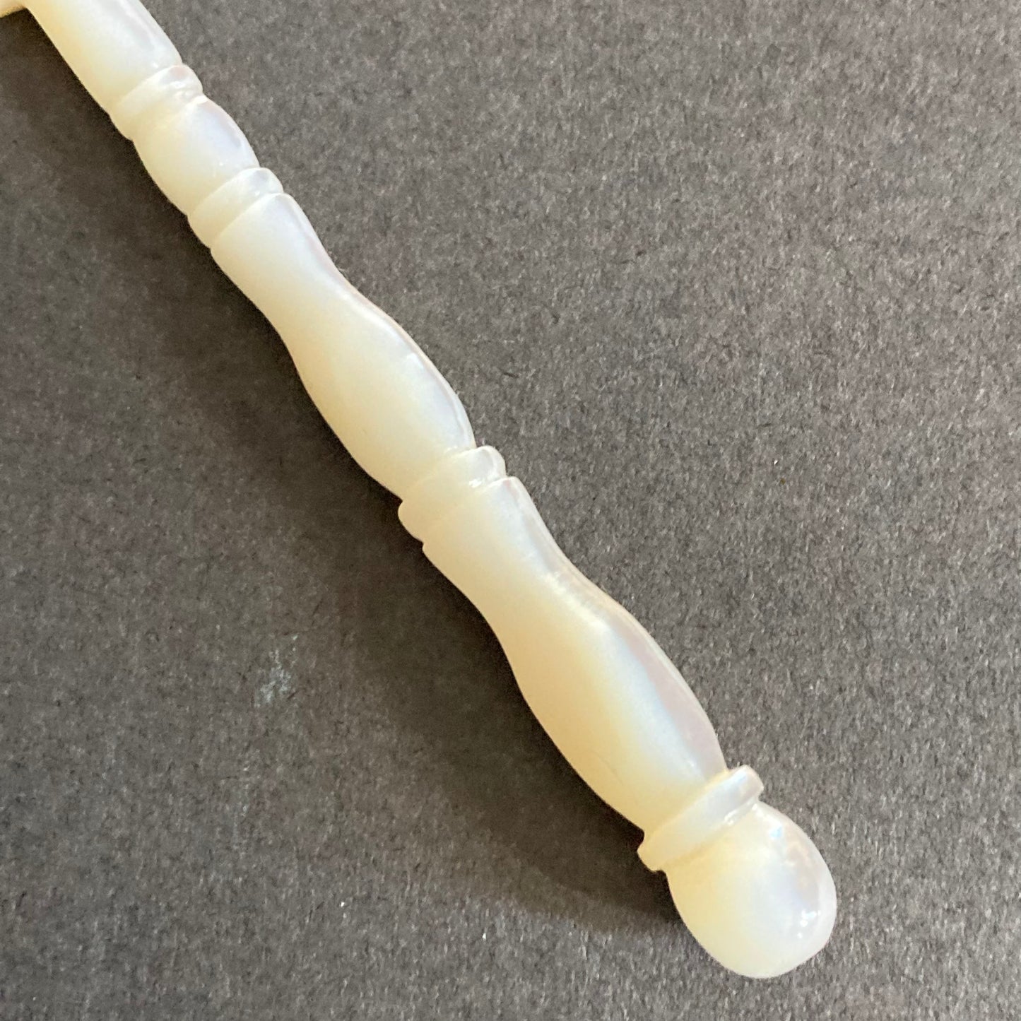 Unusual Antique Mother Of Pearl Cocktail Fork