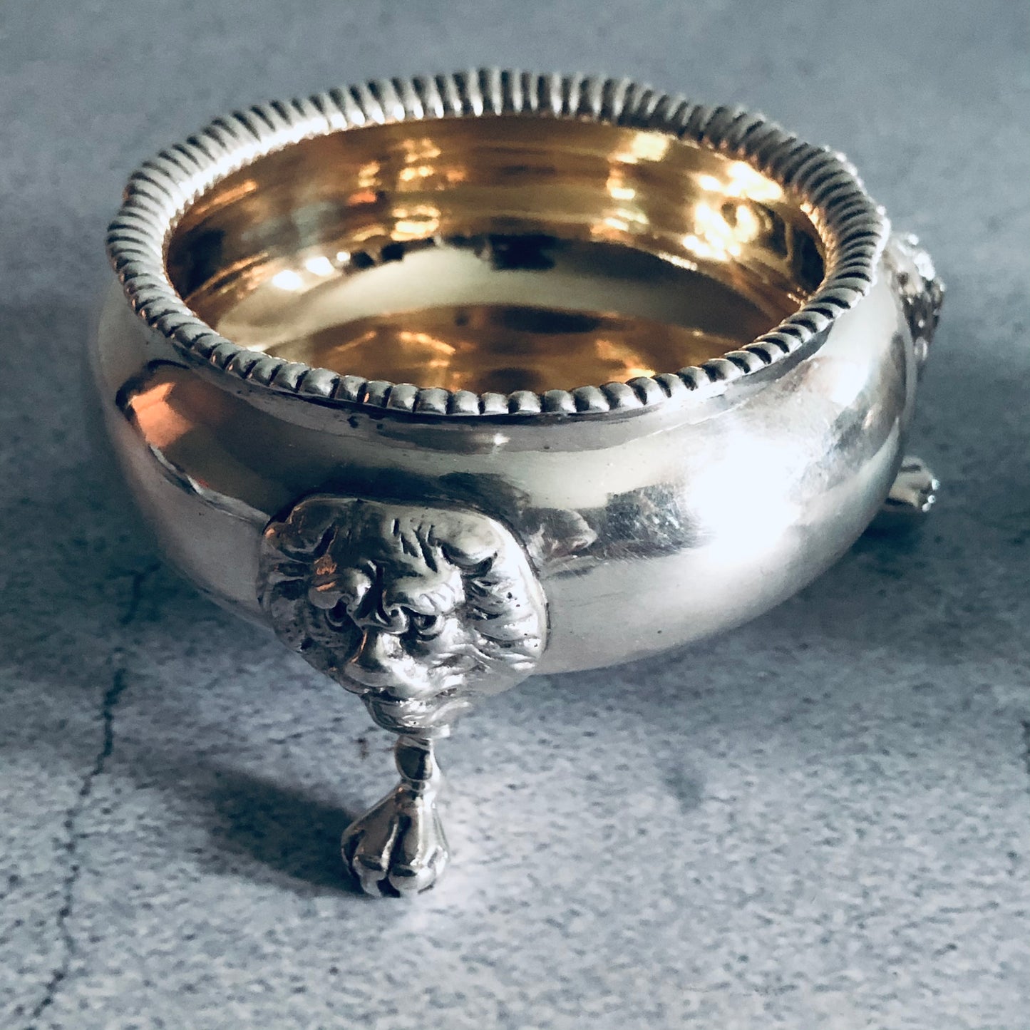 Master Brian - Large Antique Silver Saltcellar