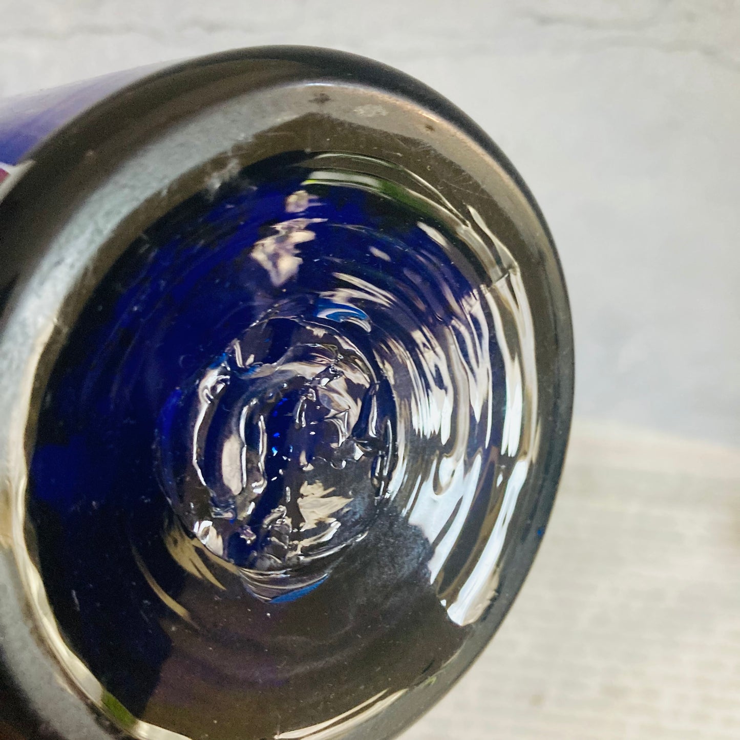 The Stripper Sandy - Victorian Bristol Blue Pharmacy Apothecary Bottle