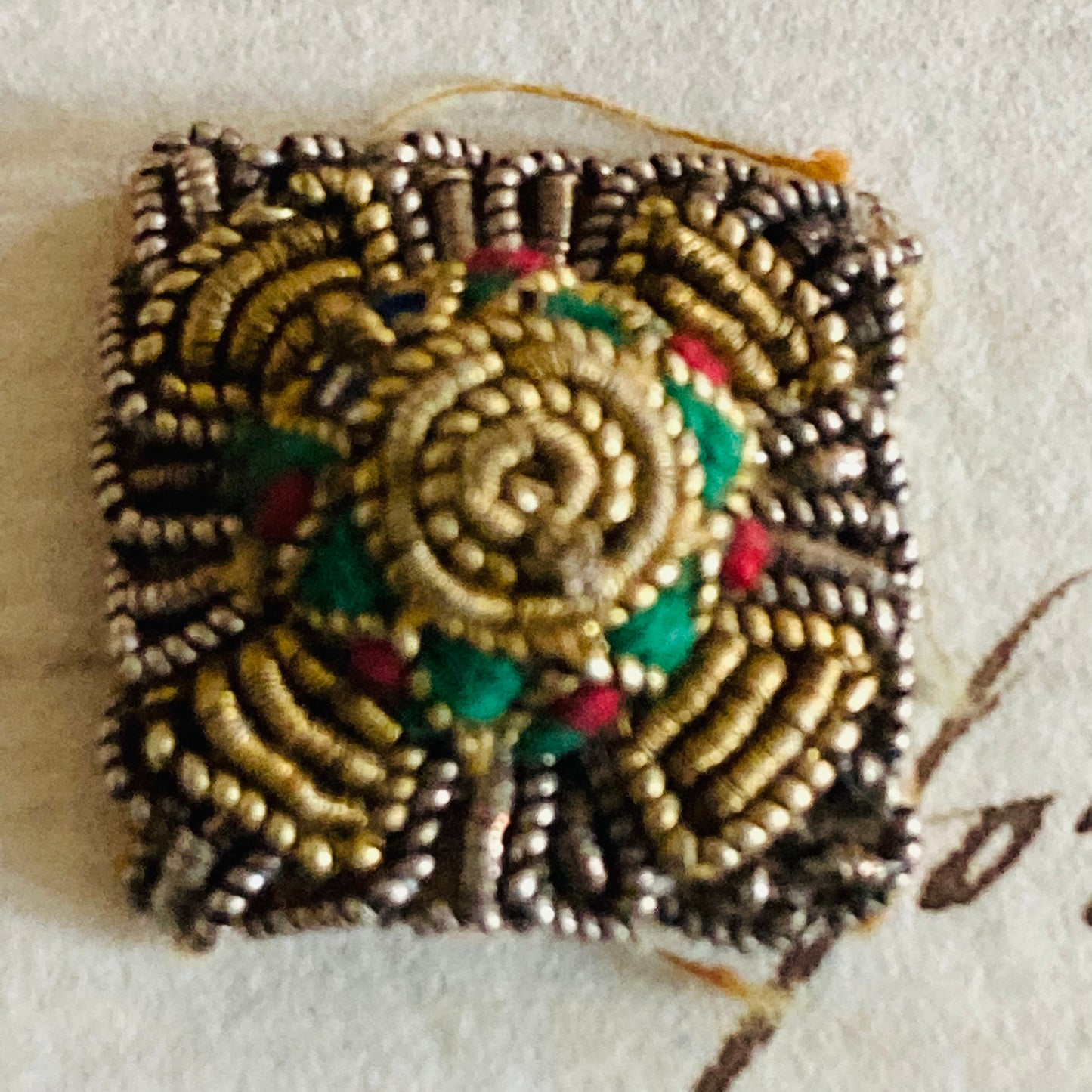 Vintage Bullion Embroidered Military Dress Pips