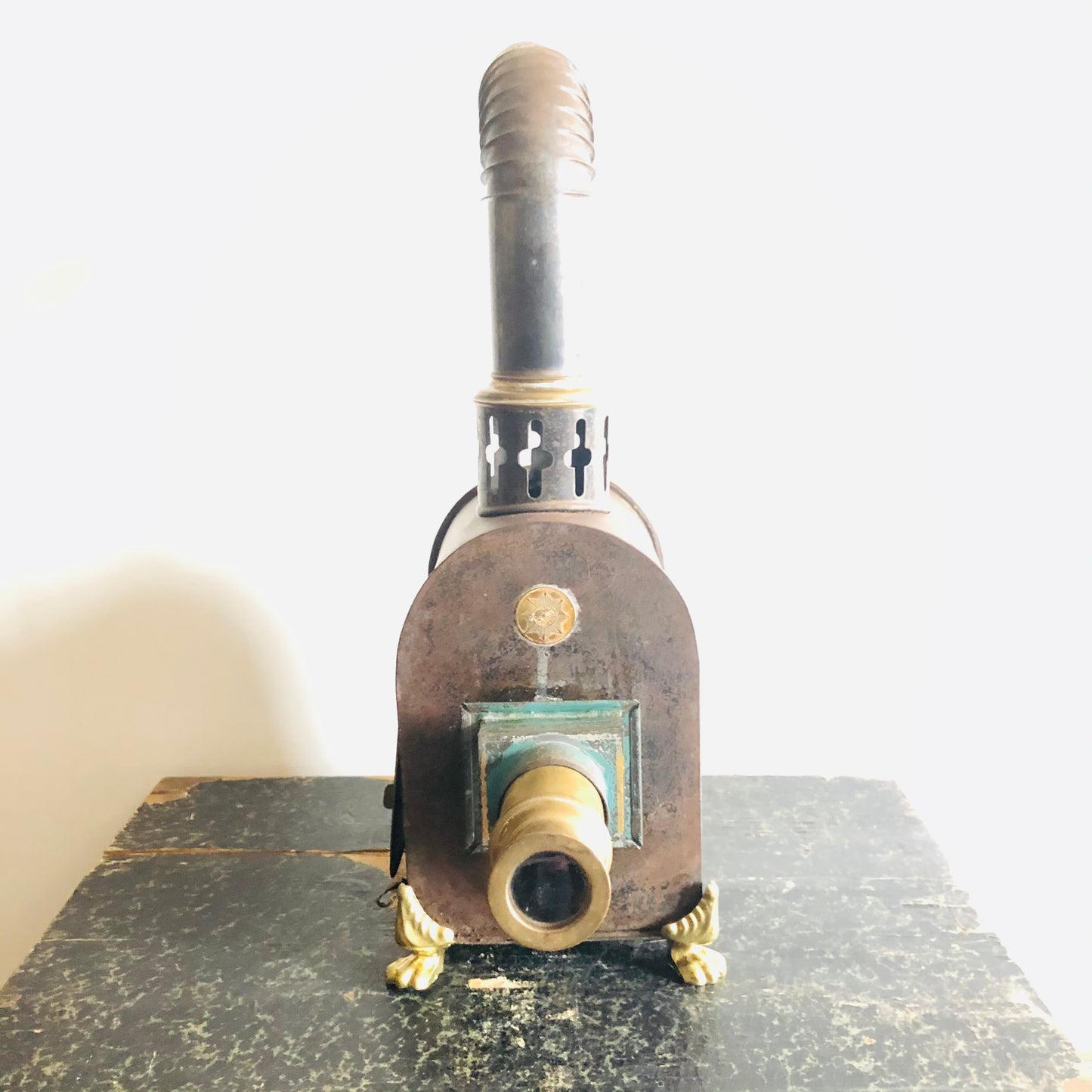 Antique Magic Lantern and Glass Slides