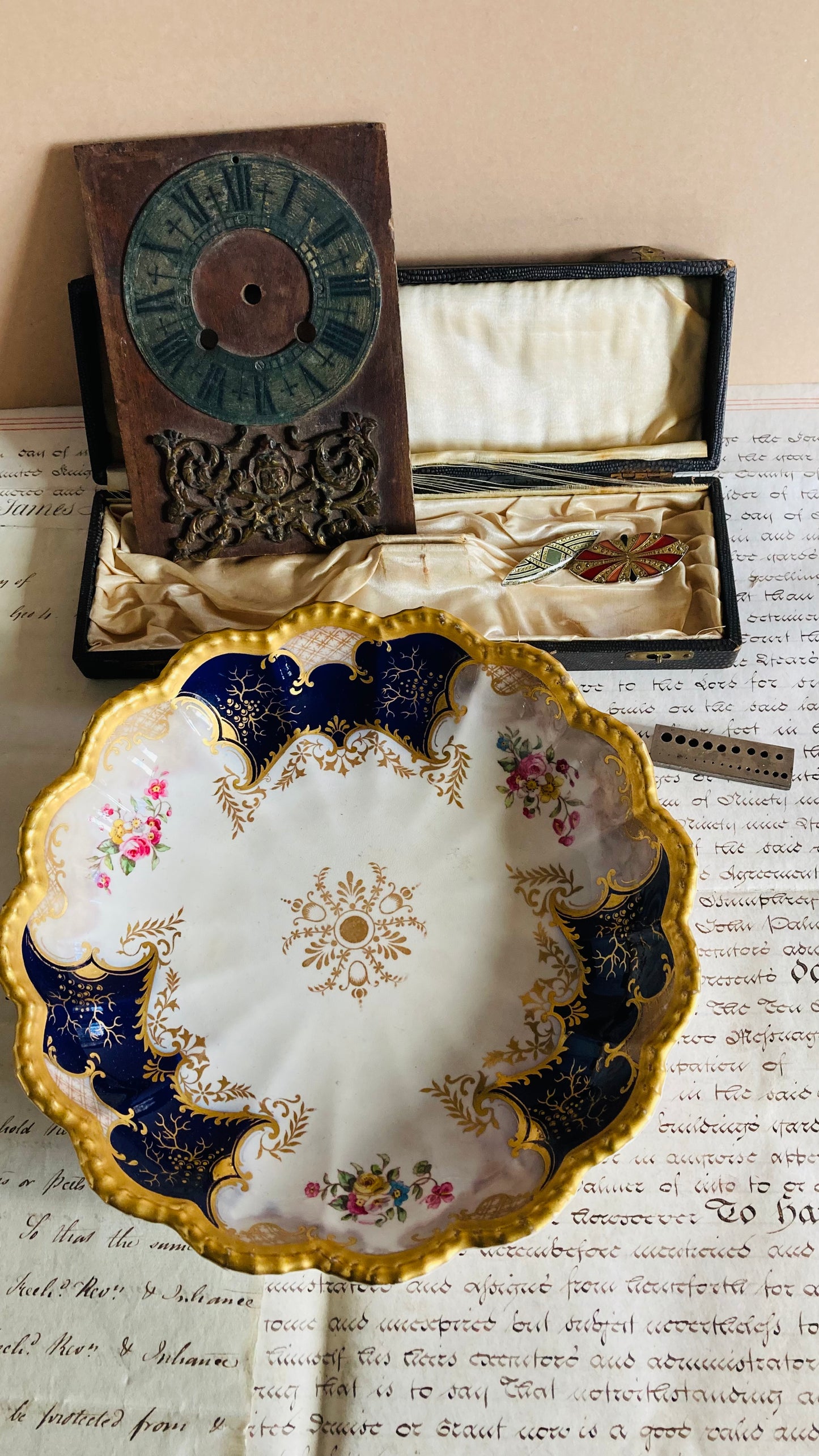 The Director Calley - Antique Porcelain Copeland Dish