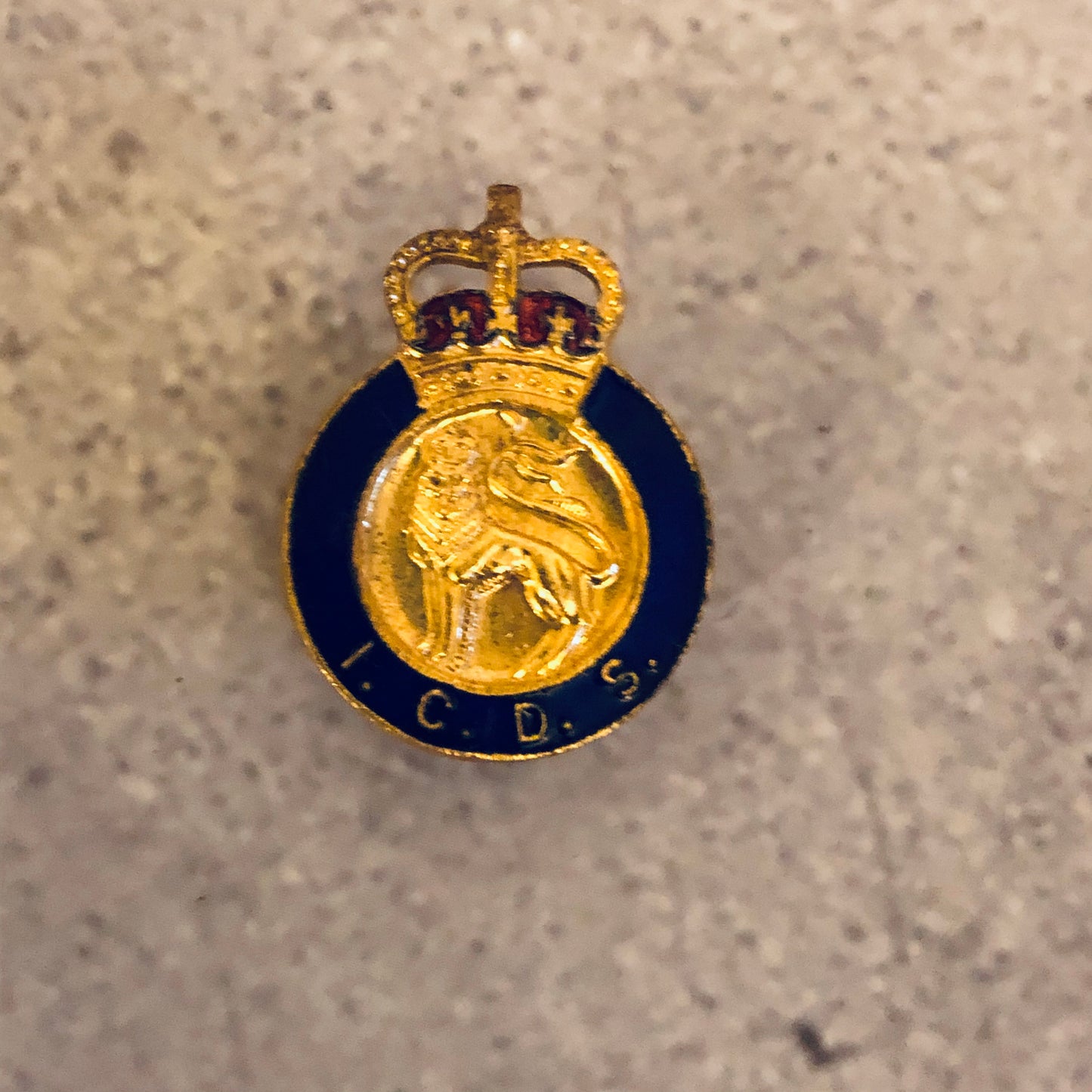 The Director Aston - Pair of Vintage Industrial Civil Defence Service Badge