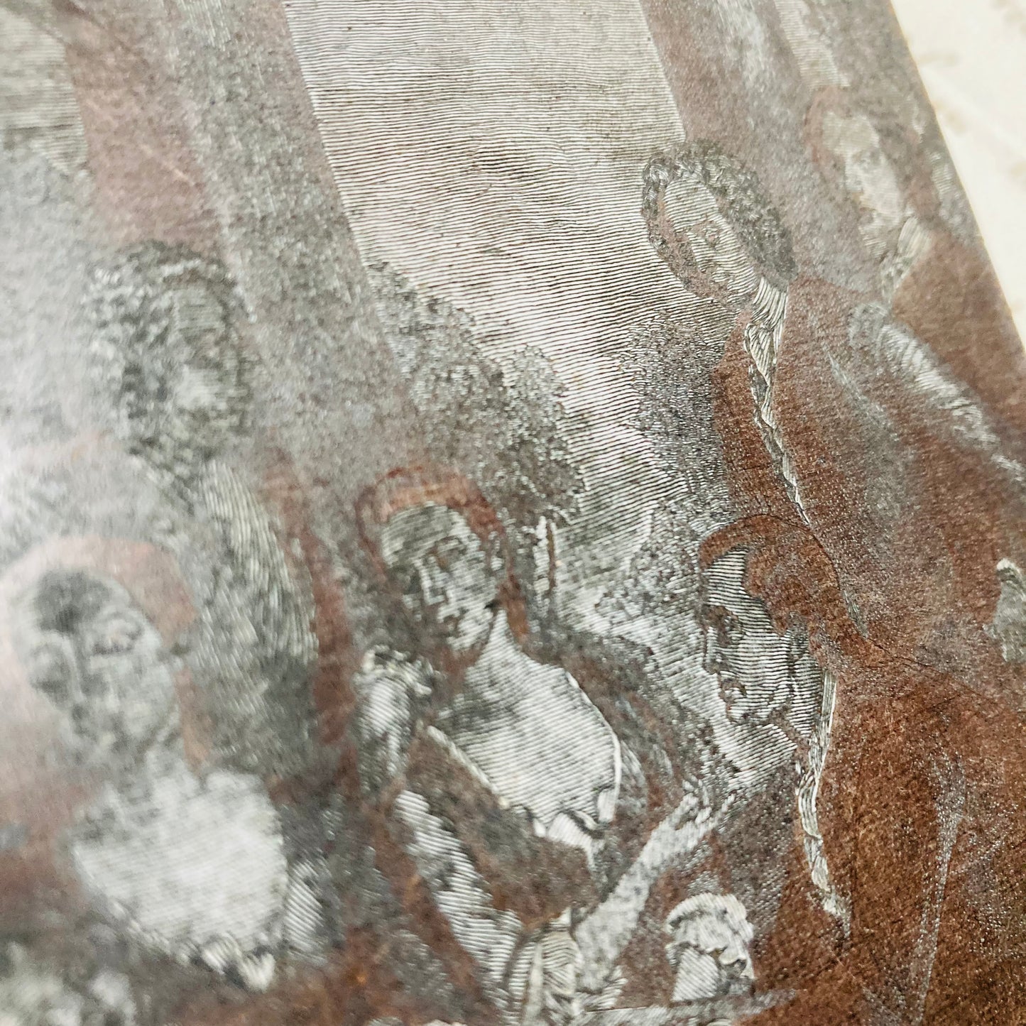 Antique Etched Copper Printing Plate | Alternative Art