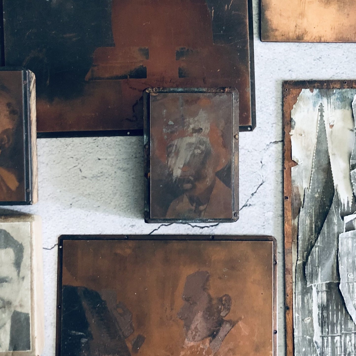 Vintage Copper Printing Plates