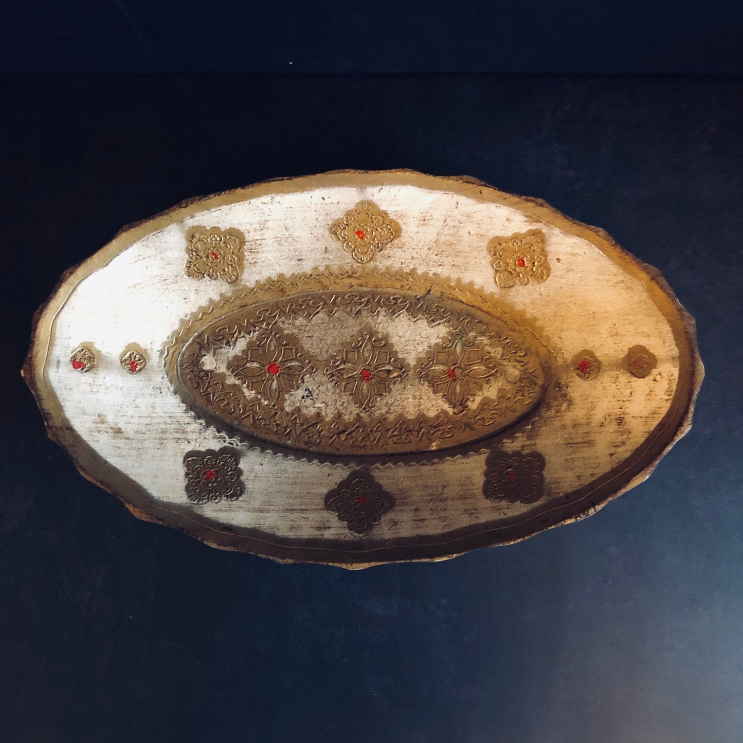The Tattooist Naomi - Gold Florentine Bowl