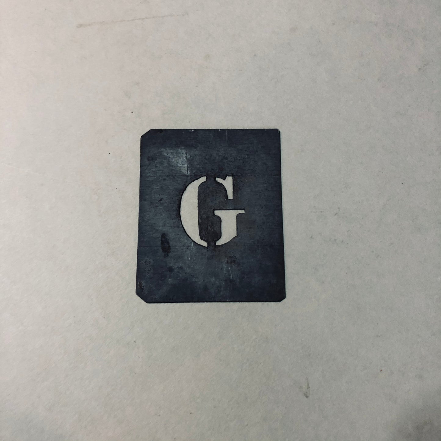 The Director Sam - Vintage Galvanised Letter Stencils