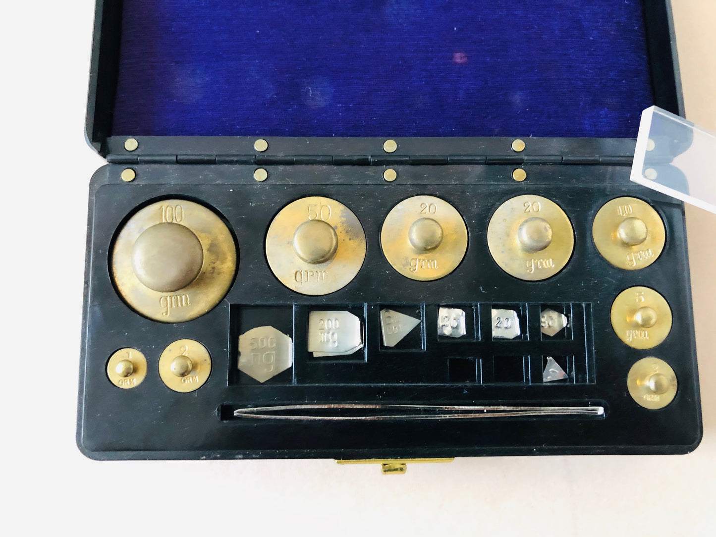 The Director Joan - Antique Laboratory Scale Weights