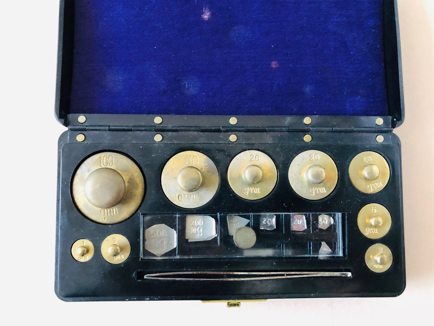 The Director Joan - Antique Laboratory Scale Weights