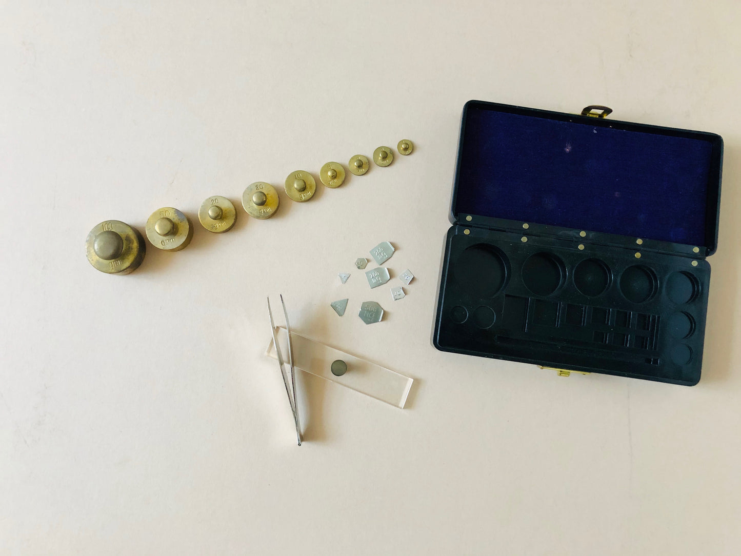 The Director Joan - Antique Laboratory Scale Weights
