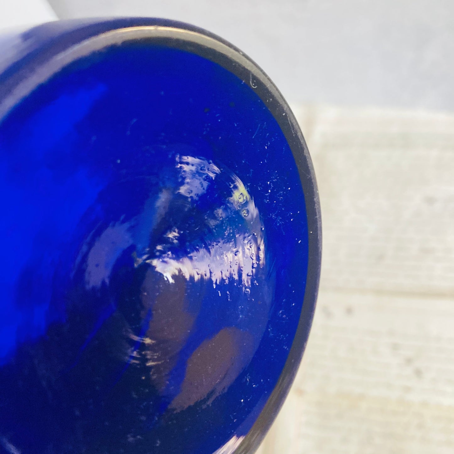 The Stripper Sandy - Victorian Bristol Blue Pharmacy Apothecary Bottle
