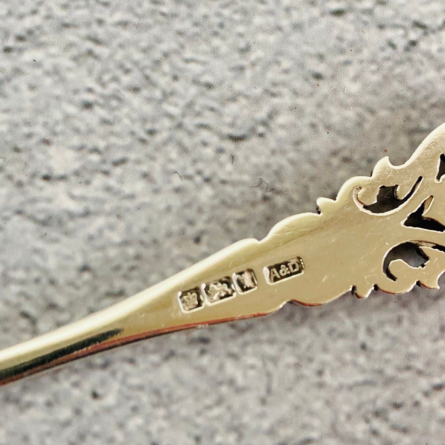 Antique Silver Renaissance Revival Preserves Spoon by Allen & Darwin