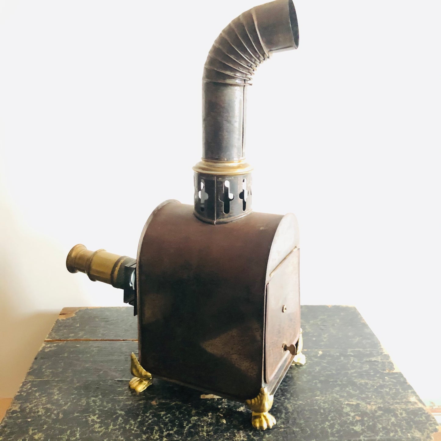 Antique Magic Lantern and Glass Slides