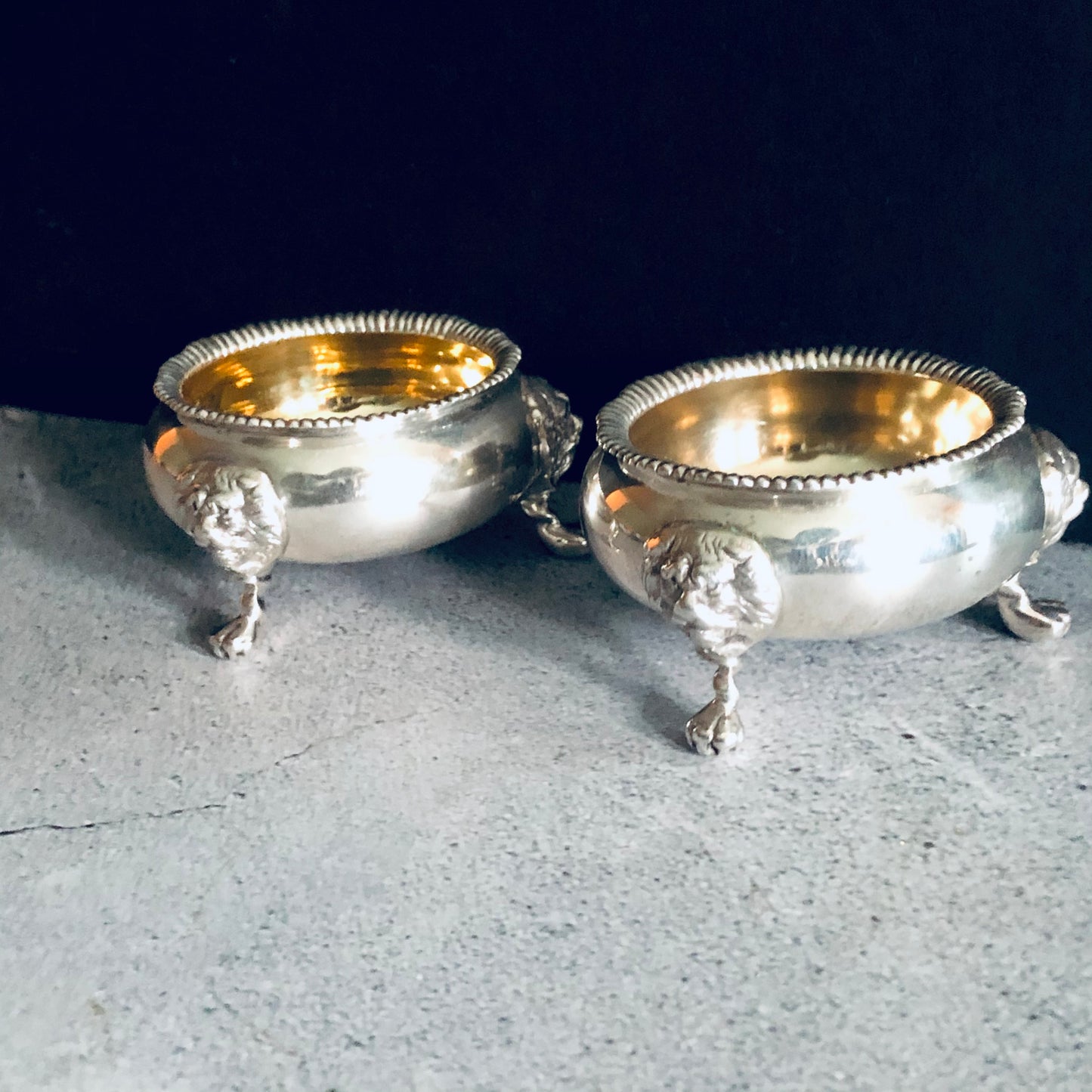 Master Brian - Large Antique Silver Saltcellar