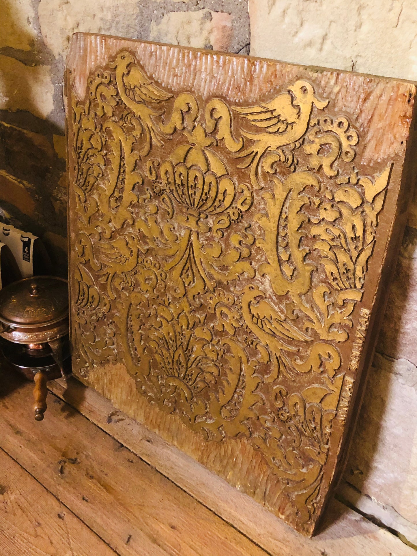 Vintage Wooden Printing Block | Decorative Styling