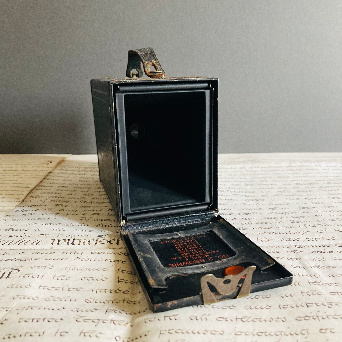Vintage Kodak Box Camera / Box No.2 Brownie Model F