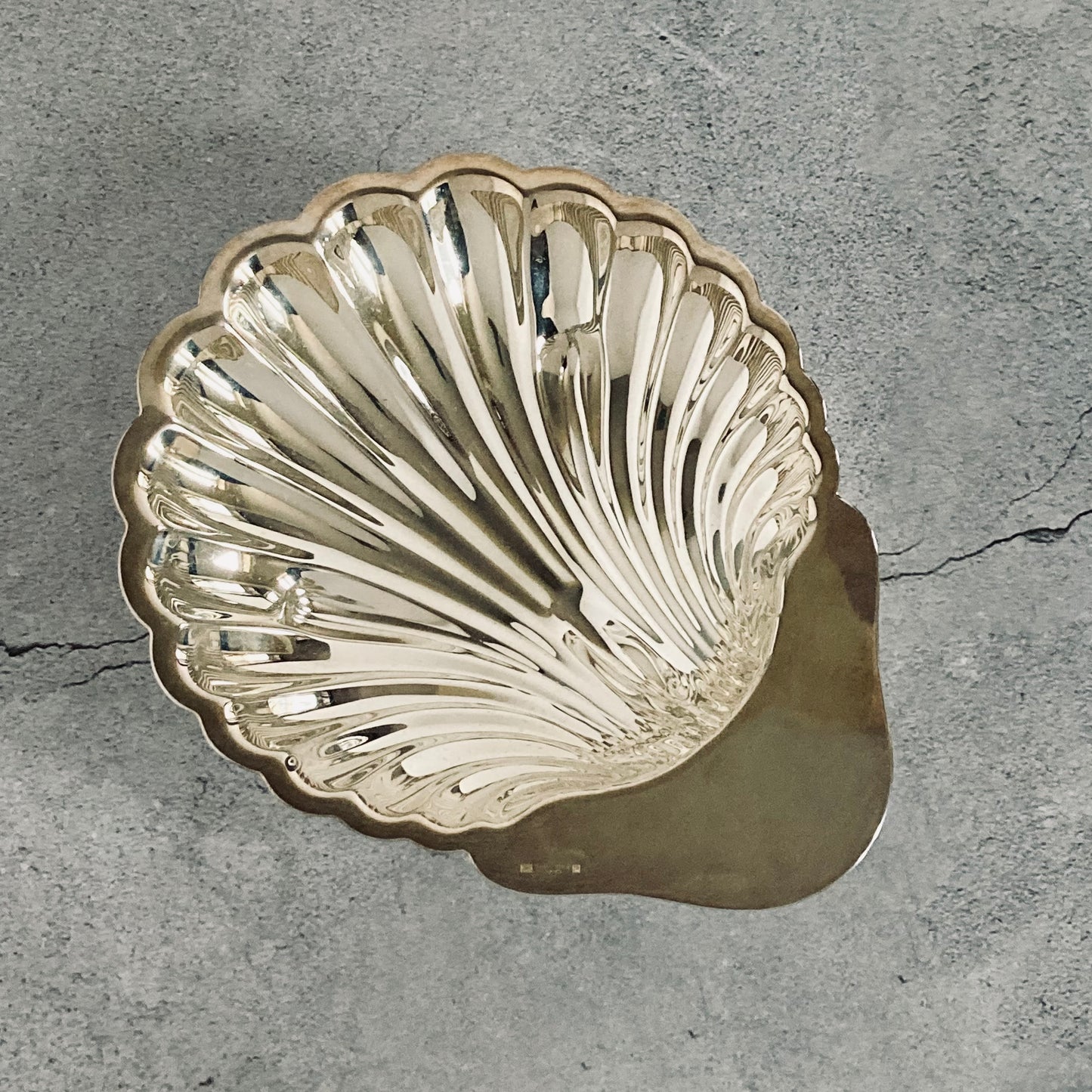 Large Vintage Shell Shape Dish by Christofle