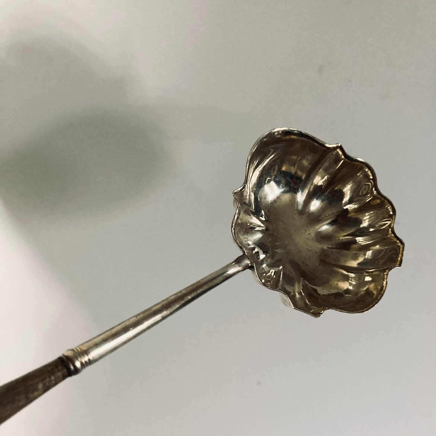 Antique Silver Long Toddy Spoon / Ladle